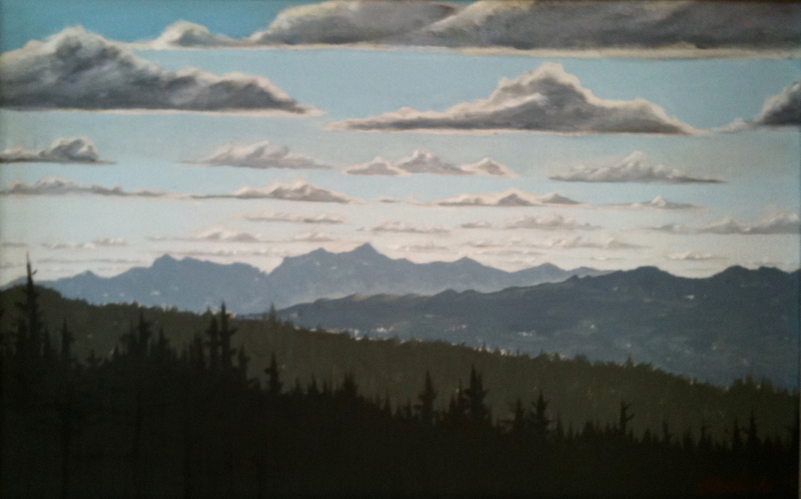 Mount Cardigan - Oil on Canvas, 16" x 24"